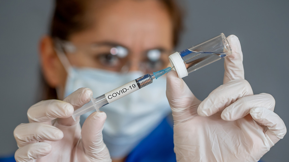 COIVD-19 vaccine vial
