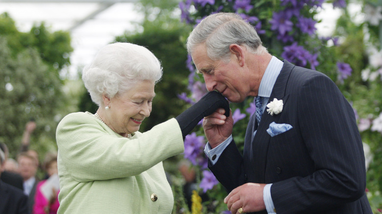 Queen Elizabeth and Prince Charles