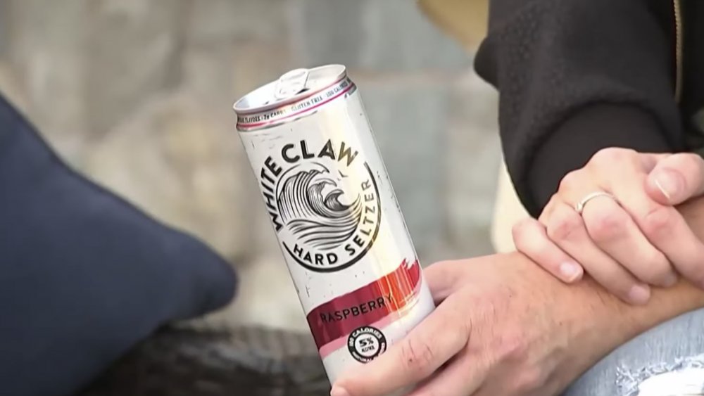 White Claw hard seltzer can