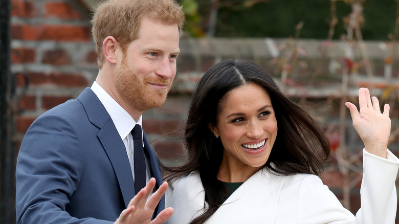 Engagement presser of Harry and Meghan