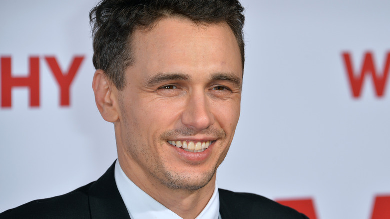 James Franco smiling at an event