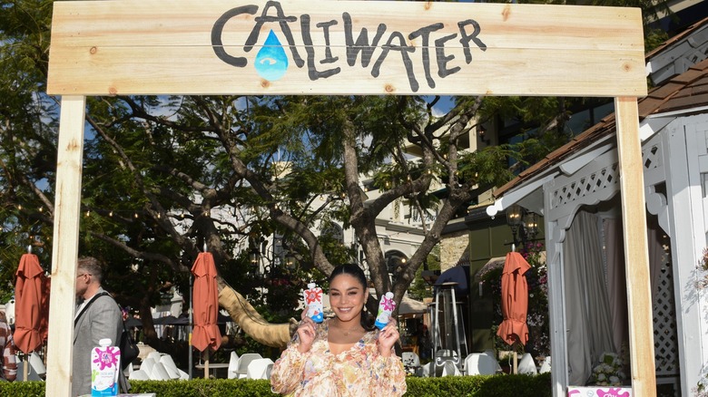 Vanessa Hudgens promoting her cactus water