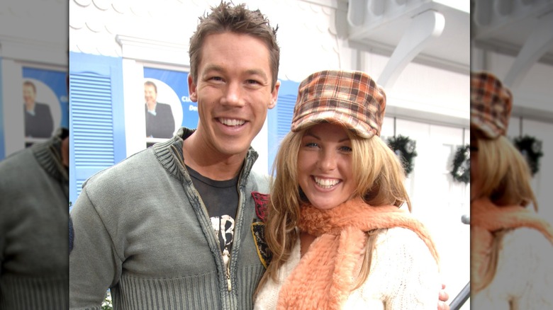 Danielle Hirsch and David Bromstad smiling