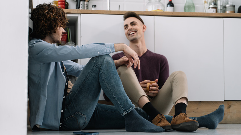 couple talking about relationship