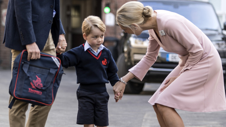 Prince George in school uniform