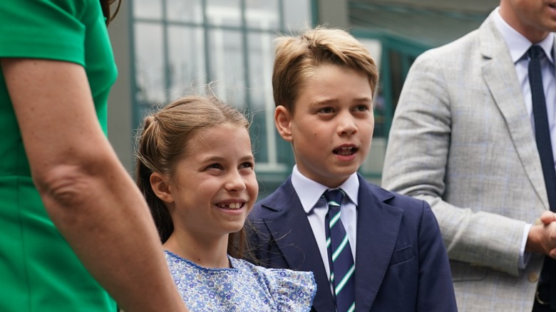 Princess Charlotte Prince George smiling