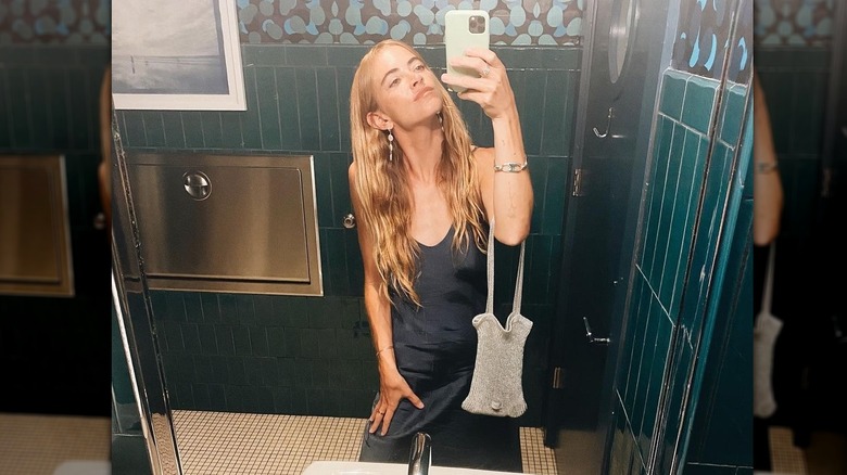 Emily Wickersham in a mirror selfie