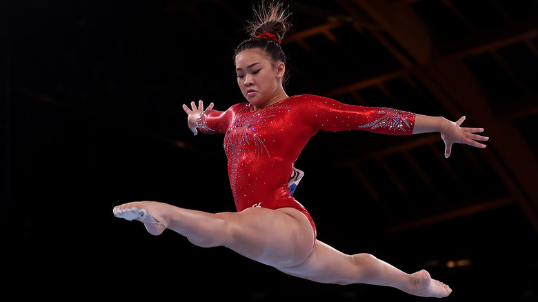 Suni Lee at the Tokyo Olympics