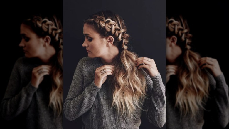 styled braid 