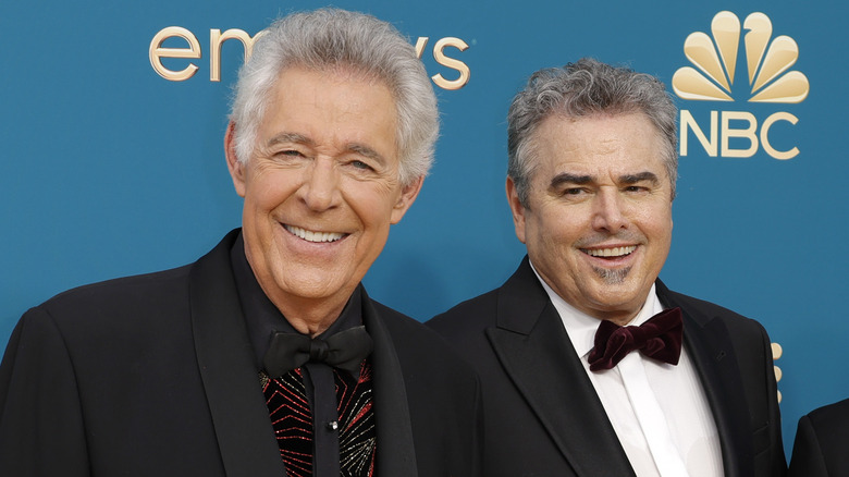 Barry Williams and Christopher Knight at 2022 Emmys