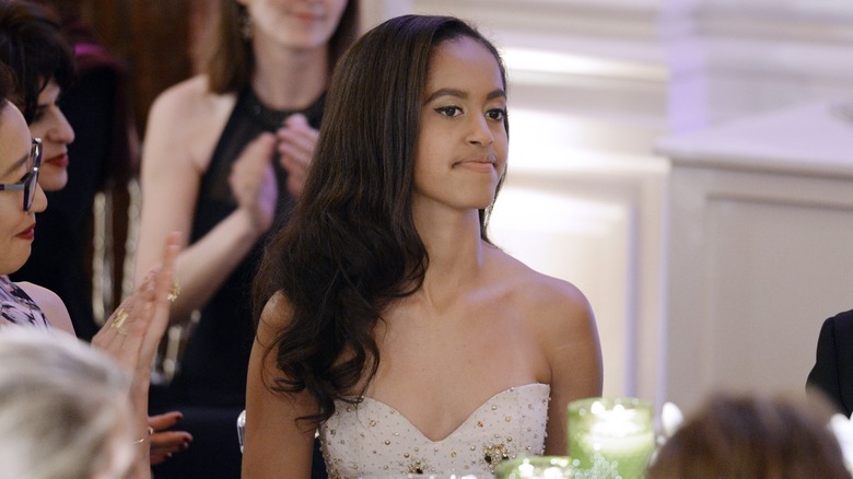 Malia Obama attends an event