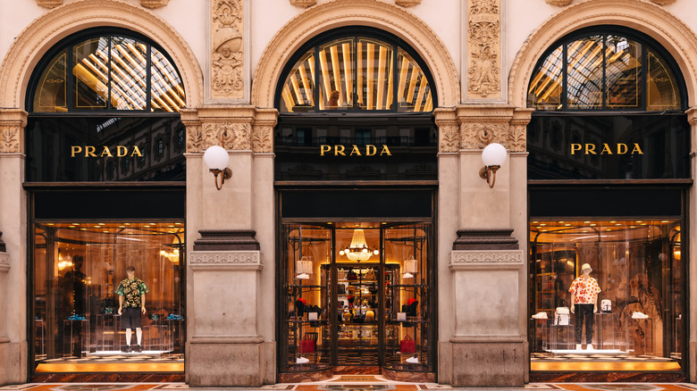 Prada storefront