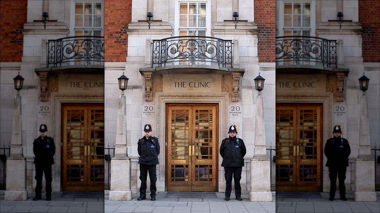 The London Clinic doors