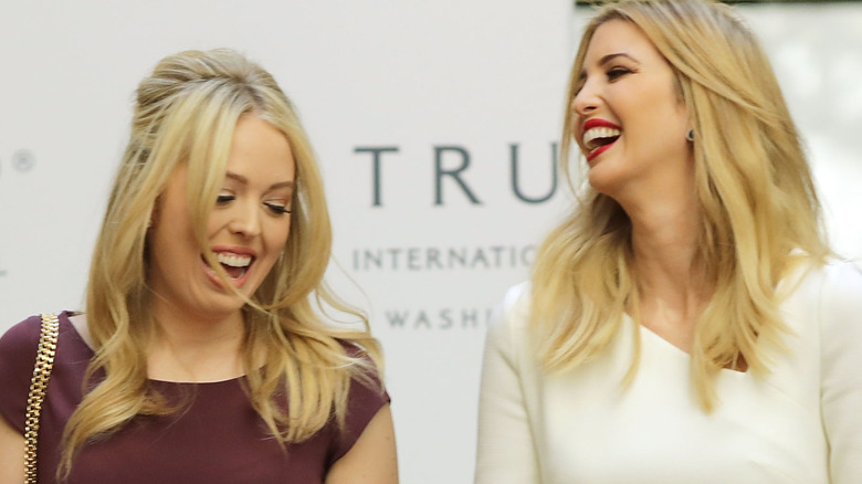 Ivanka and Tiffany Trump smiling 