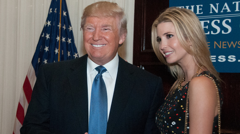 Donald and Ivanka Trump smiling