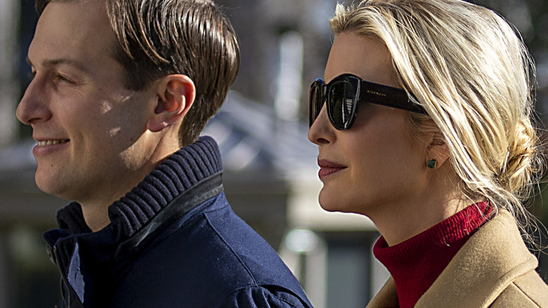 Jared Kushner and Ivanka Trump looking ahead