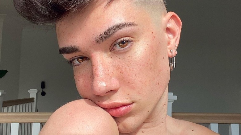 James Charles without makeup