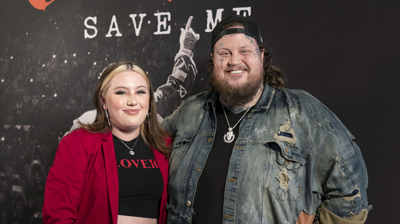 Jelly Roll and Bailee DeFord smiling