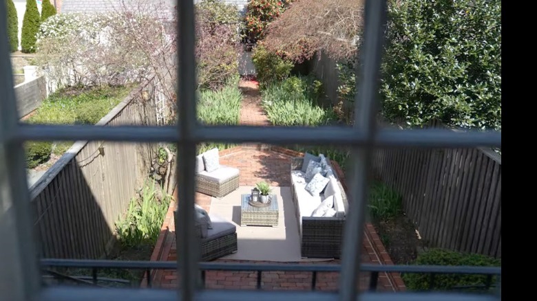 Window overlooking garden