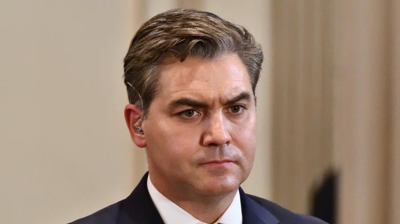 Jim Acosta looking stern 