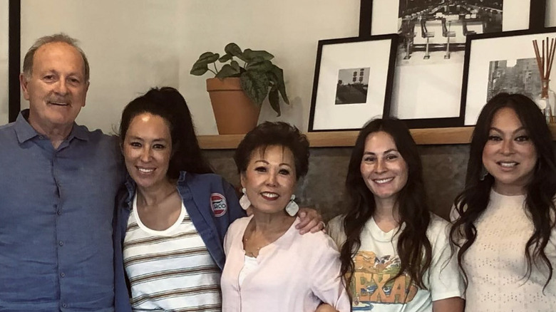 Joanna Gaines with her family 