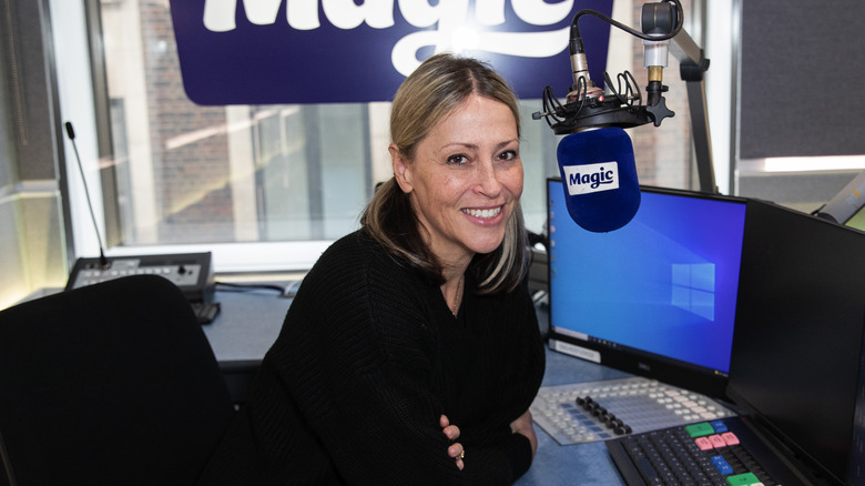 Nicole Appleton at a radio show