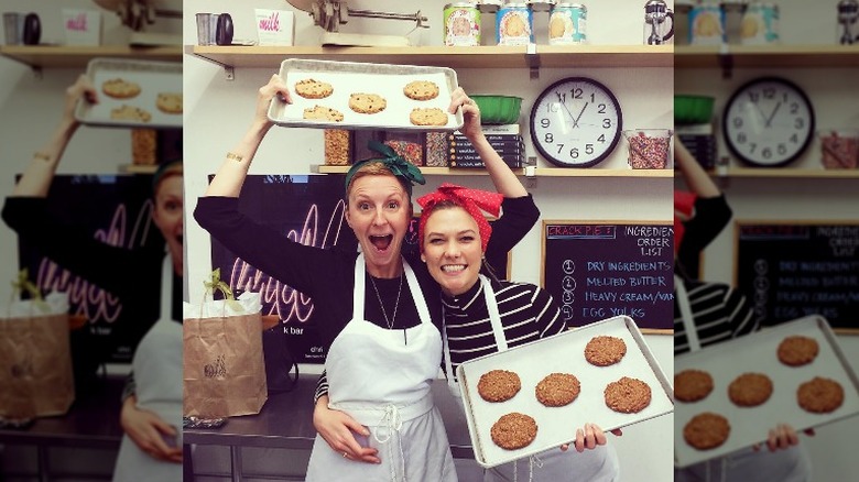 Karlie Kloss and Christina Tosi making Karlie's Kookies