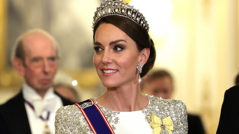 Kate Middleton wearing tiara