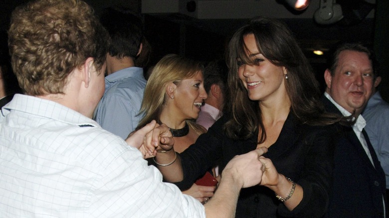 Young Kate Middleton dancing