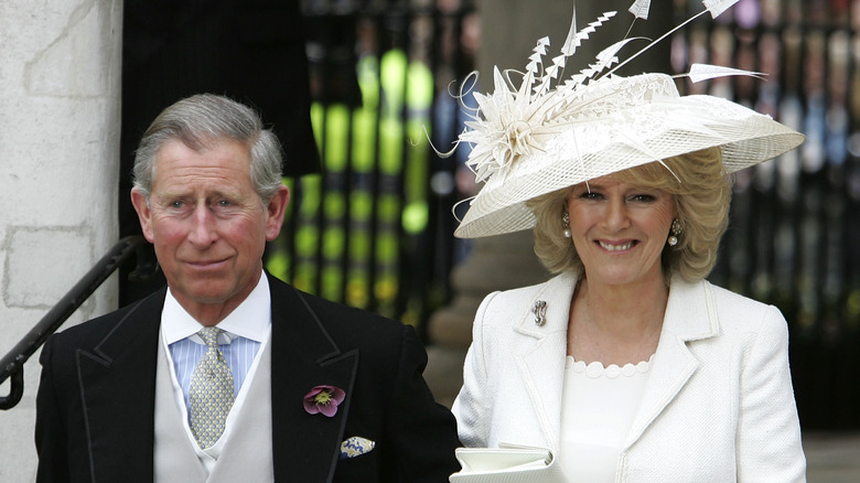 Charles and Camilla at civil wedding