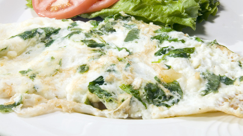 Egg white scramble with feta