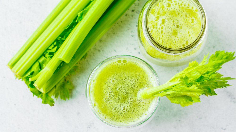 celery juice, something Kylie Jenner drinks in a day