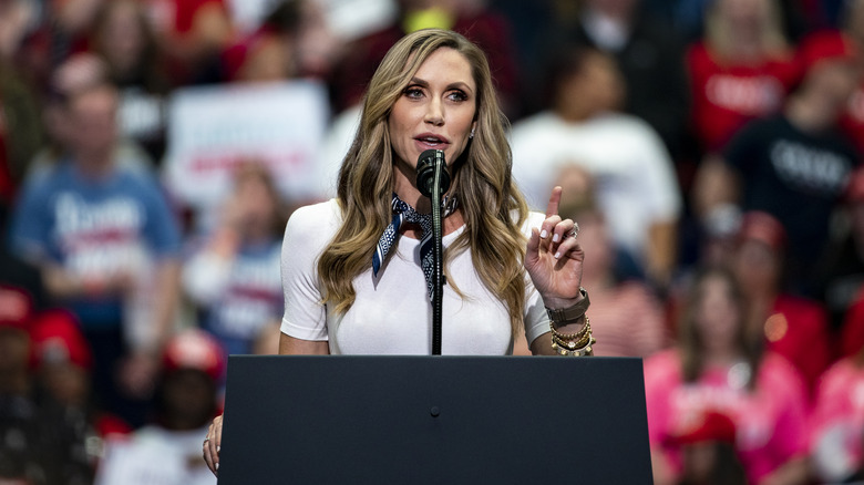 Lara Trump giving a speech 