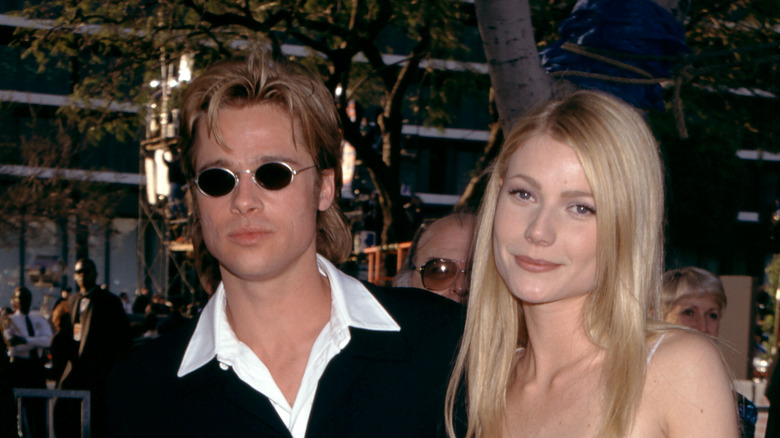 Brad Pitt and Gwyneth Paltrow walk red carpet