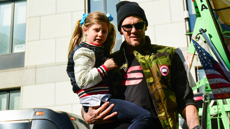 Tom Brady and his daughter