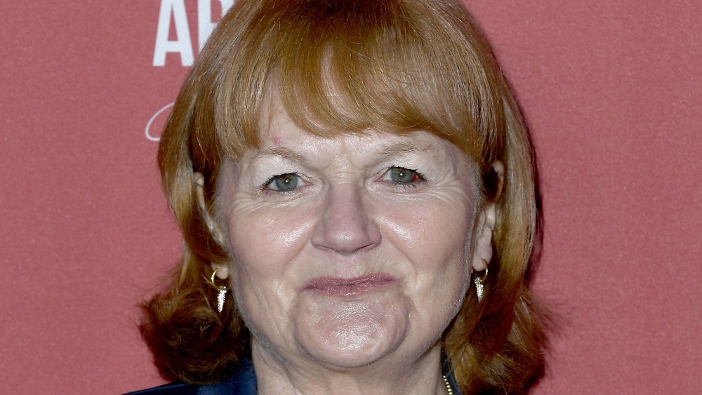 Lesley Nicol on red carpet 