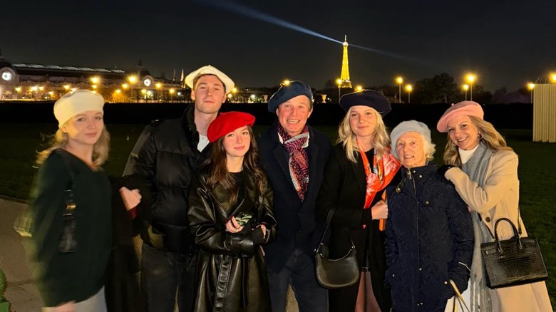 Billy Bush with family in Paris