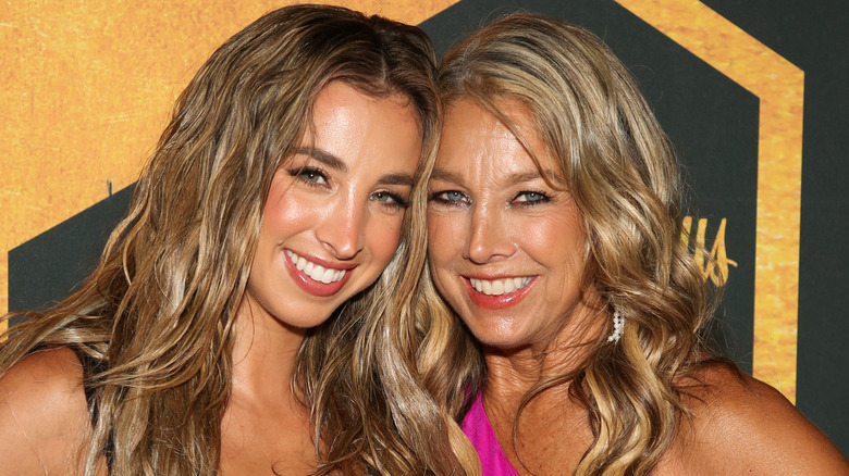 Katie Austin and Denise Austin smiling