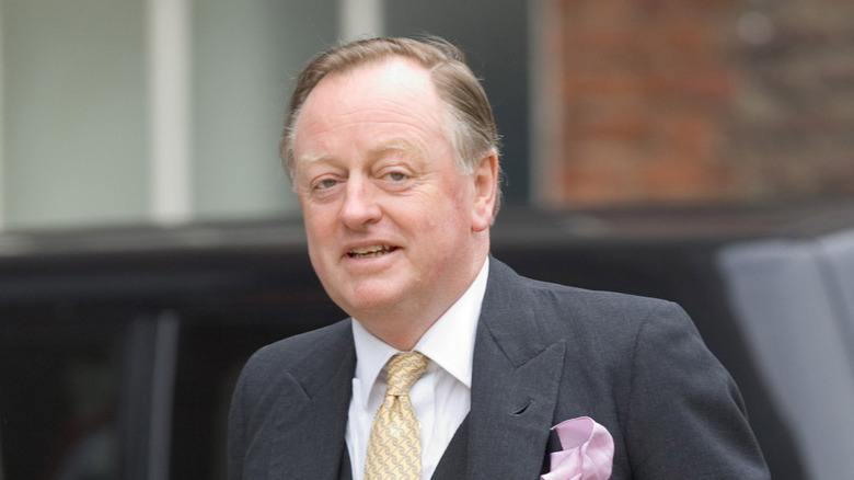 Andrew Parker Bowles in yellow tie 