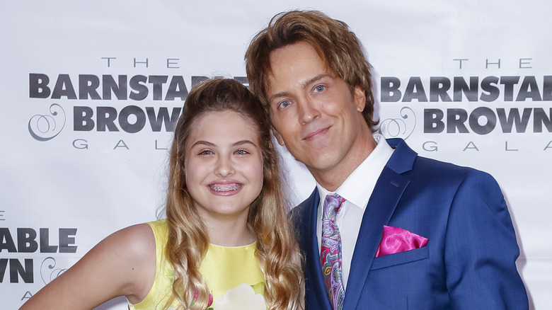 Dannielynn, Larry Birkhead together smiling