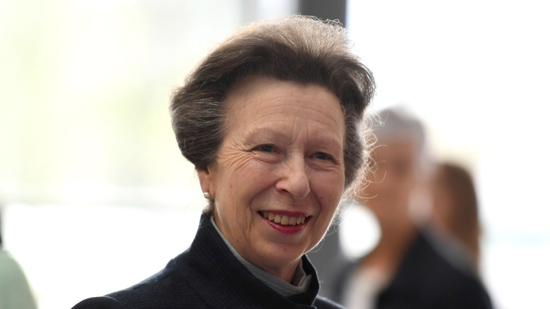 Princess Anne smiling 