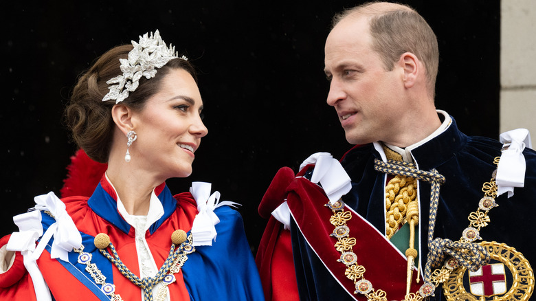 Princess Catherine and Prince William smiling 