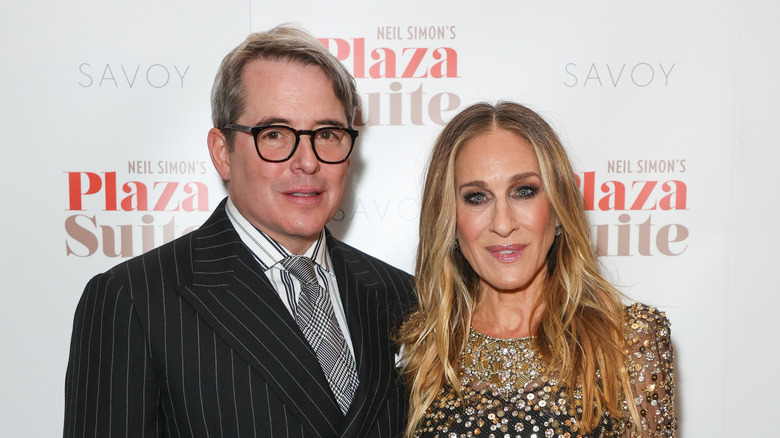 Matthew Broderick and Sarah Jessica Parker on the red carpet