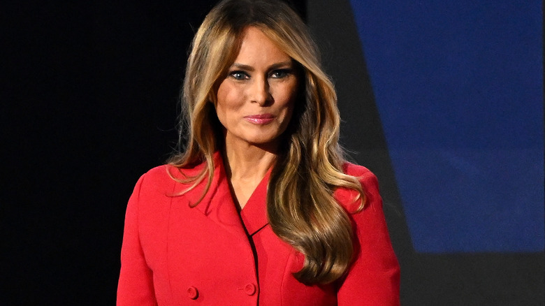 Melania Trump smiling