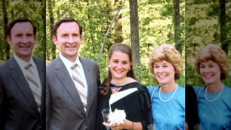 Melinda Gates with family 