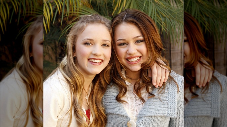 Miley Cyrus and Emily Osment