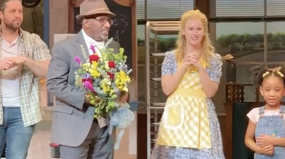 Al Roker on stage on Broadway