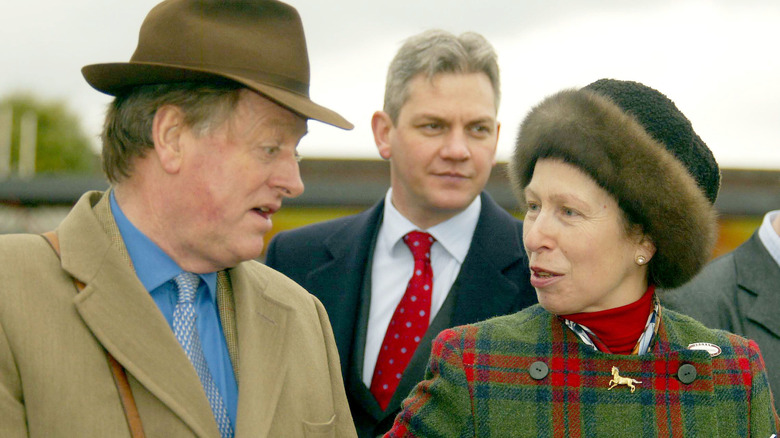 Andrew Parker Bowles with Princess Anne