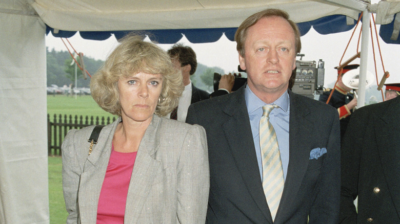 Andrew Parker Bowles with Camilla Parker Bowles
