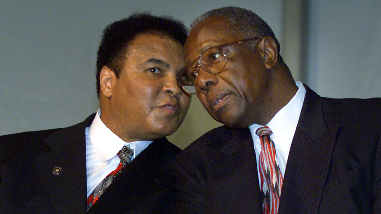 Muhammad Ali and Hank Aaron Speaking